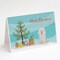 Caroline&#x27;s Treasures   CK3492GCA7P Bolognese Christmas Tree Greeting Cards and Envelopes Pack of 8, 7 x 5, multicolor